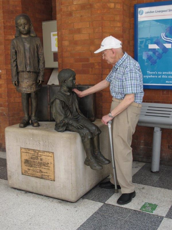 Fred at Liverpool Street Station