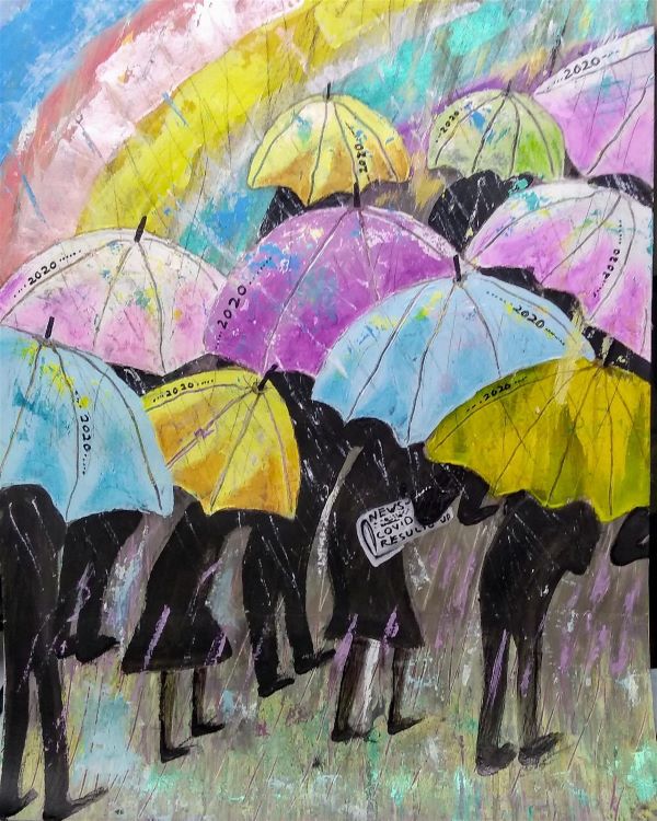 'Covid lockdowns' by Liisa Brown, Stroud u3a