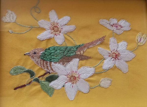 'Embroidered picture' by Jean Eisenhauer, Berwick-upon-Tweed u3a