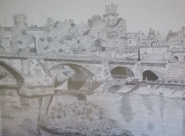 'River Dee' by Jill Foley, Chester u3a