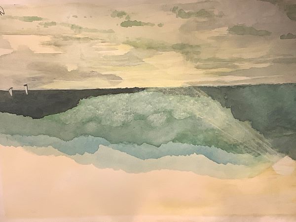 'Sailing at Dawn' by Sue Matthews, Hammersmith u3a