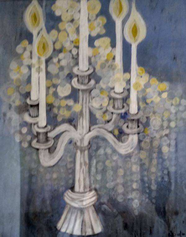 'Candles' by Liisa Brown, Stroud u3a