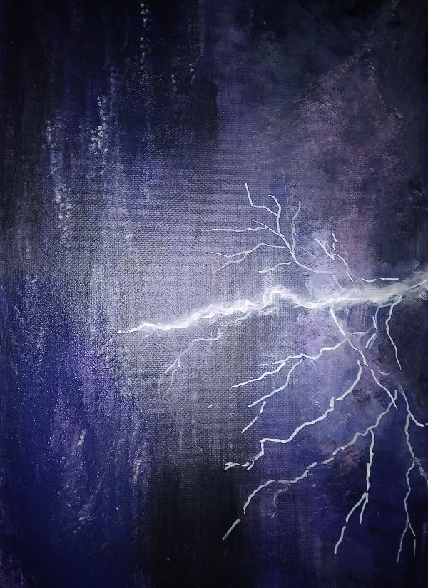 'Lightening Strike' by Maz Lewis, West Herts u3a