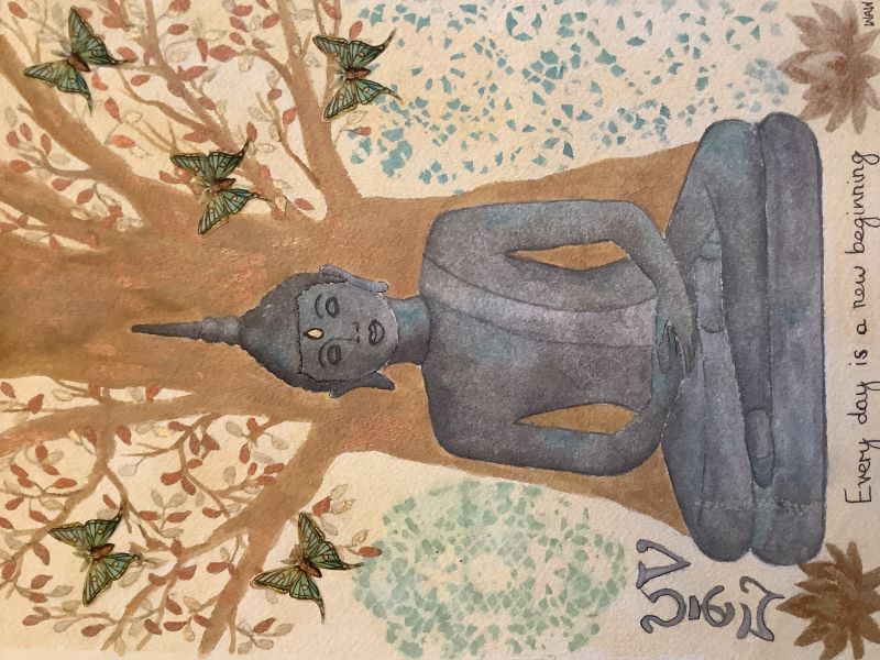 'Take a deep breath' by by Wendy Watson, Sherburn & Villages u3a