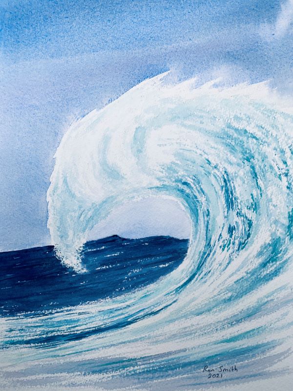 'Wave' by Ron Smith of Grimbsy and Cleethorpes u3a