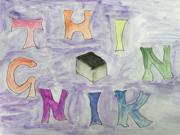 'Thinking' by Ann-Marie Riddle, Thatcham u3a