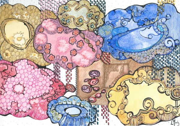 'Relaxing Afternoon' by Lyn Morris, Buxton