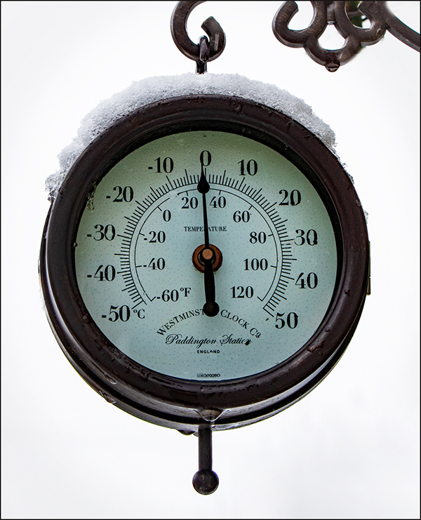 'Below zero' by Lynn Toms of North Cotswold u3a