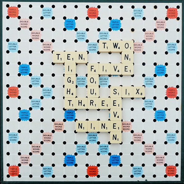 'One to Ten' by Jim Melville of Balsall Common u3a