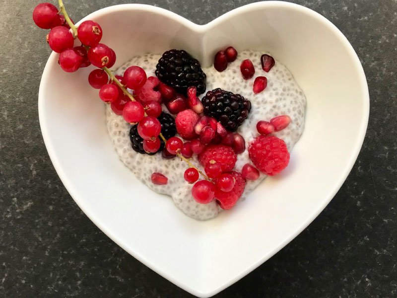 Photo of a Chia berry breakfast