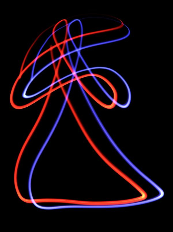 'Light Dancers' by Angela Owen of Worcester Area u3a