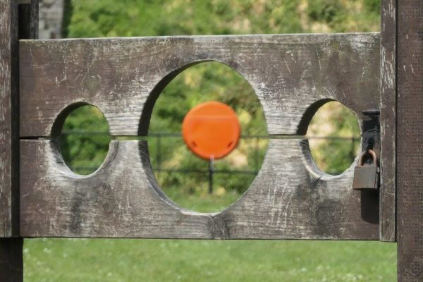 'Stocks' by Jim Bartlett of Cardiff u3a