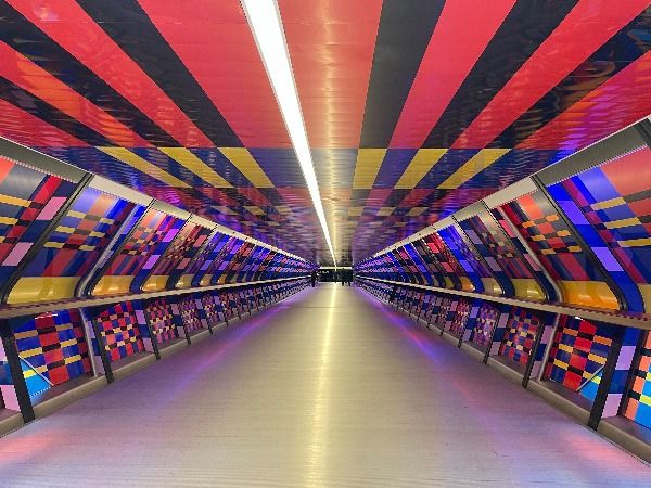 Tunnel of patterns